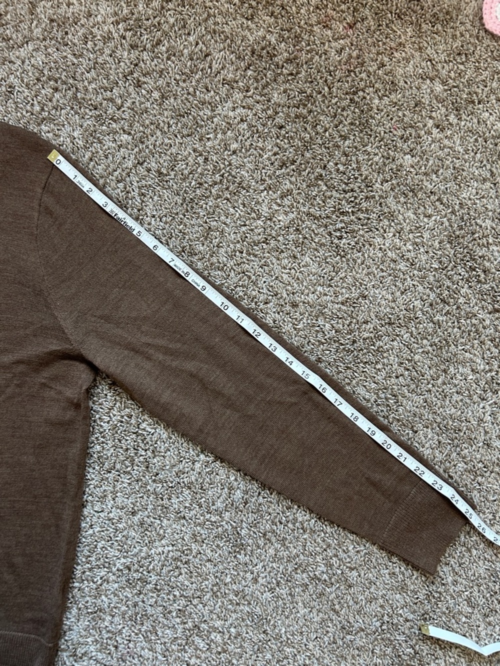 J. Crew Men's Brown Zip Mock-Neck Sweater - Picture 5 of 7